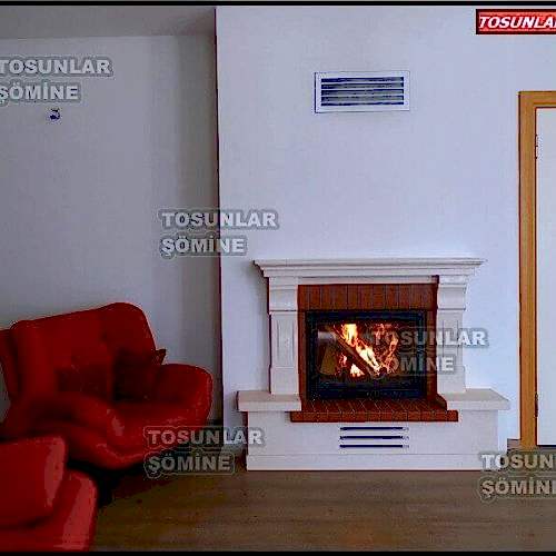 Düz Duvar Şömine 37